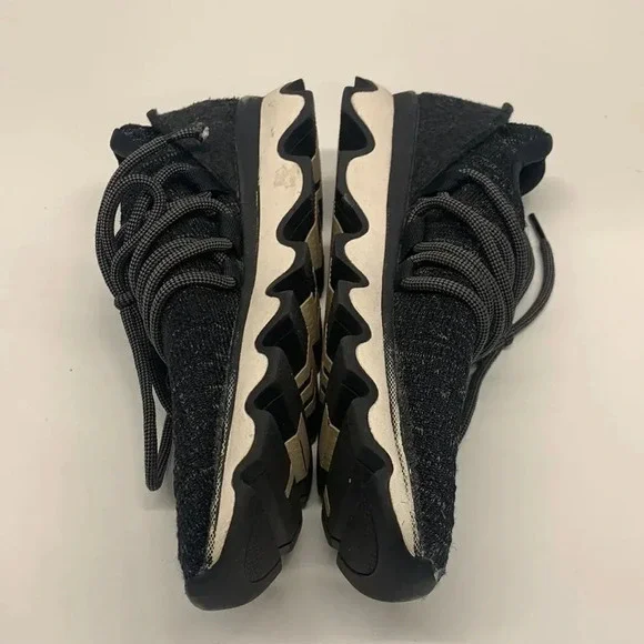 Sorel Kinetic Lace Up Low Top Knit Sneakers Running Shoe Black Women's 8 - Picture 5 of 10